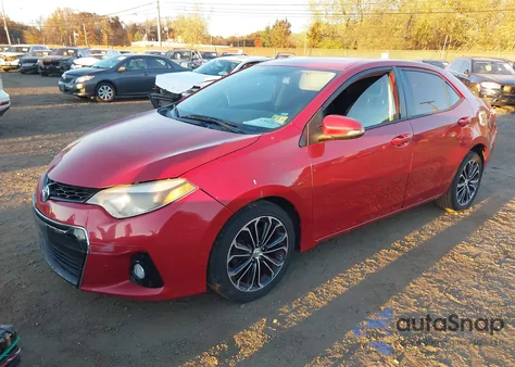 2014 Toyota Corolla S Plus из США, поврежденный, VIN 2T1BURHE8EC079562